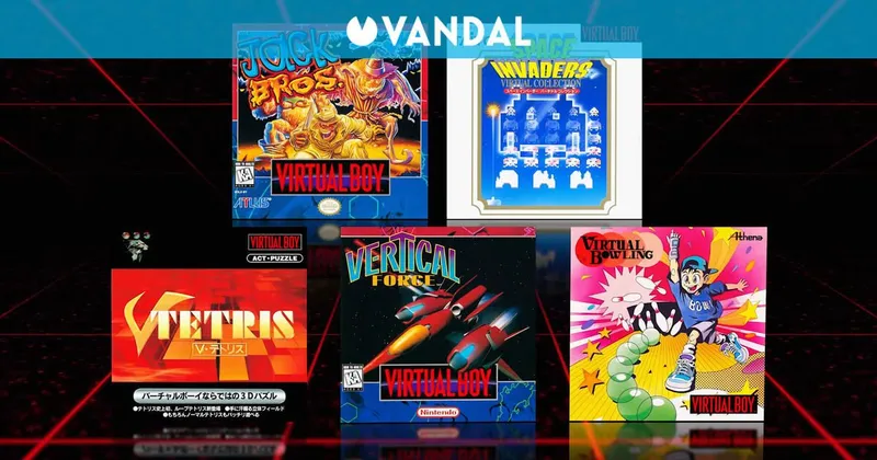 Nintendo Switch Online suma 5 nuevos juegos de Virtual Boy, 3 de ellos inéditos en Occidente