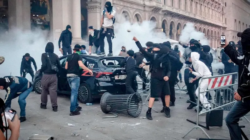 Italia endurece medidas contra manifestantes tras protestas en Milán