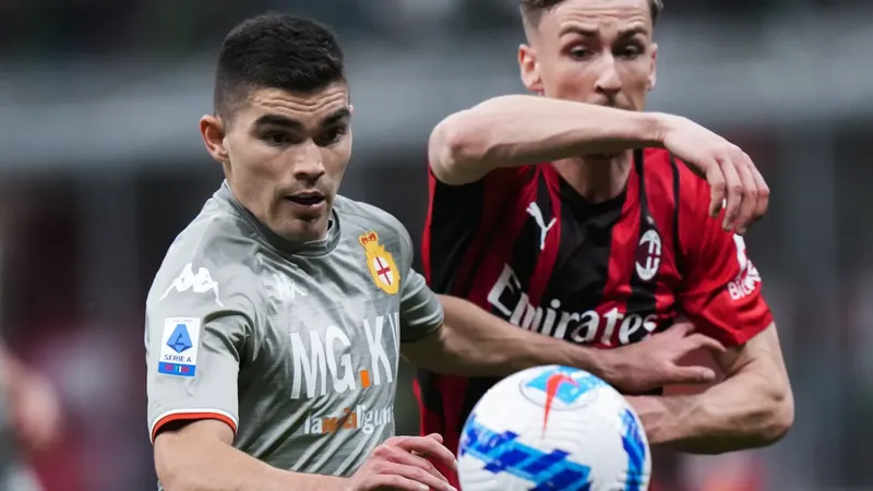 Genoa le habría cortado las alas a Johan Vásquez de emigrar a los grandes de Europa
