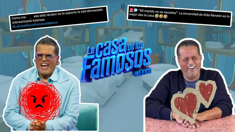 ¿Lo aman o lo odian? Aldo Rendón desata controversia por sus actitudes en La Casa de los Famosos México