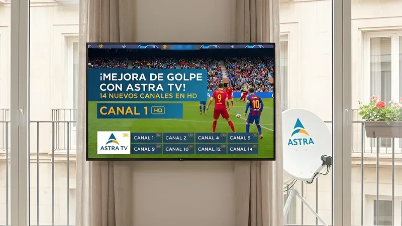 La TDT por satélite de Astra TV mejora de golpe con nuevos canales en HD
