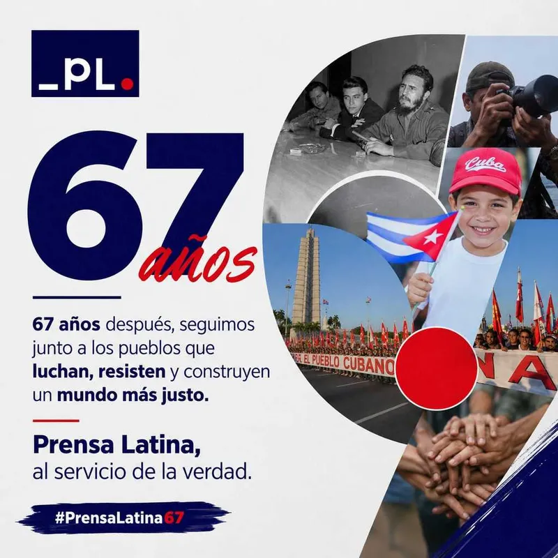 Prensa Latina sopla 67 velas en pleno perfeccionamiento de su gestión