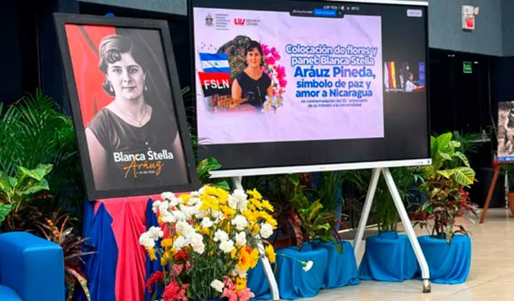 Brindan homenaje a heroína nacional Blanca Arauz