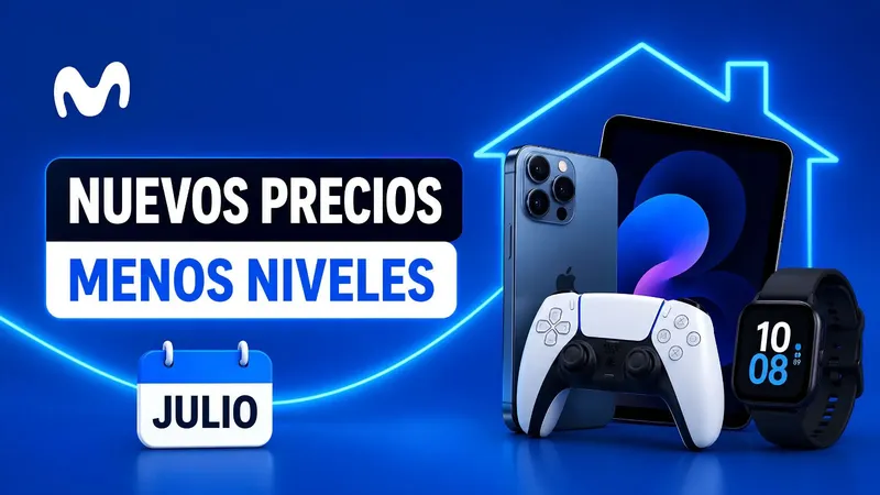 Movistar toca su catálogo de dispositivos en alquiler: menos niveles y nuevos precios desde julio