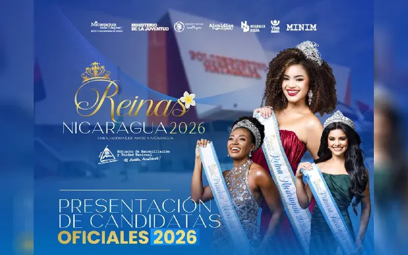 Celebran Presentación Oficial de Candidatas a Reinas Nicaragua 2026