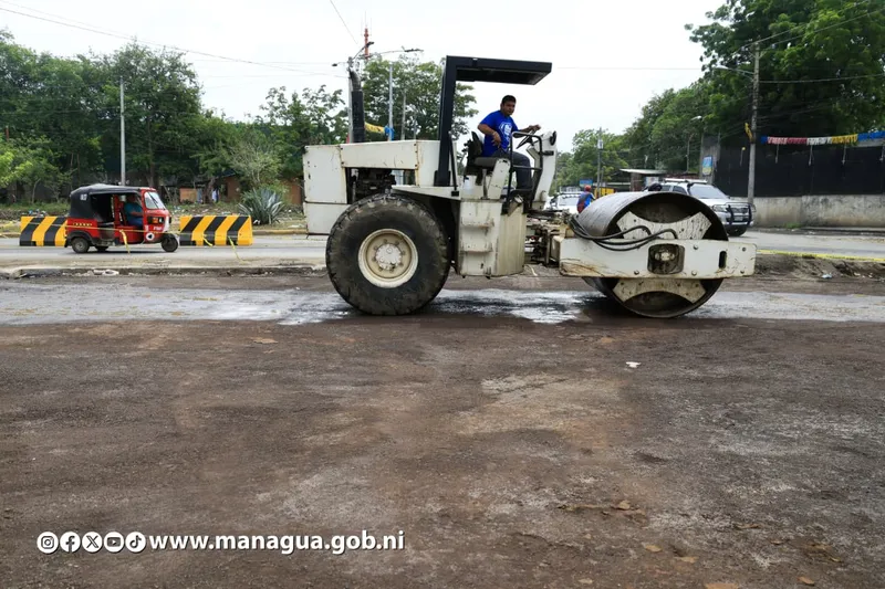 Mejorarán el tráfico con la rehabilitación de 11 puntos viales en Managua