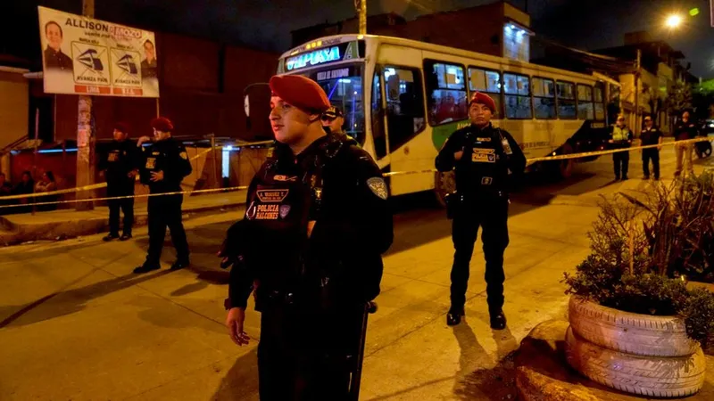 Se incrementan los ataques contra transportistas a horas de las elecciones regionales en Perú