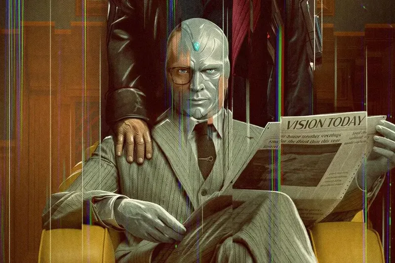 La intro de Visionquest es un festival de los easter eggs si entiendes de programación y de Marvel