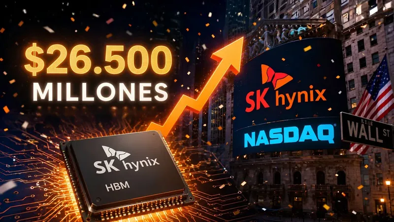La IA dispara otra salida histórica en Wall Street: SK Hynix recauda 26.500 millones por la fiebre de la memoria