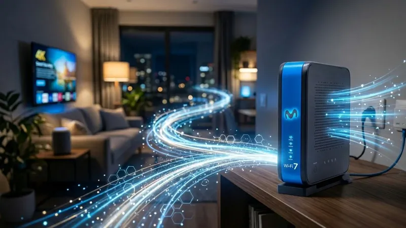 Movistar renueva sus routers y presenta un nuevo dispositivo con WiFi 7 para los clientes que buscan fibra ultrarrápida