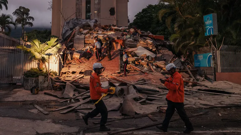 Casi 200 muertos y más de 1.500 heridos por el doble terremoto en Venezuela