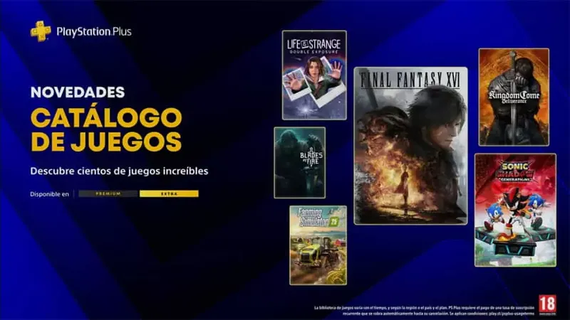 Novedades PlayStation Plus en junio