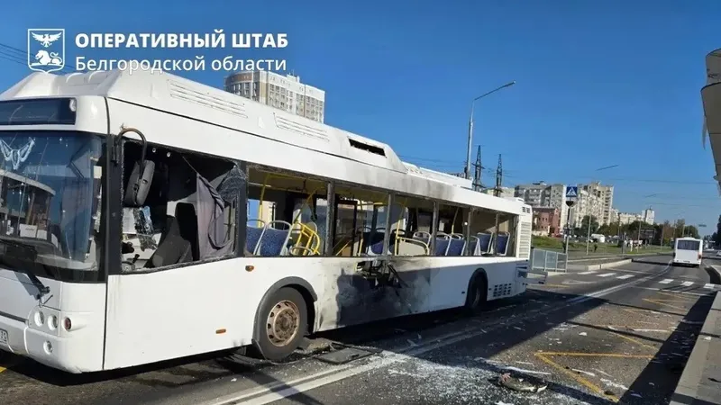 Ucrania bombardea un bus de pasajeros en Rusia