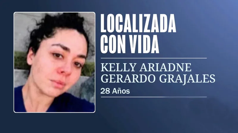 Localizan con vida a Kelly Ariadne tras 40 DÍAS DESAPARECIDA tenía “problemas físicos, heridas y deshidratada”