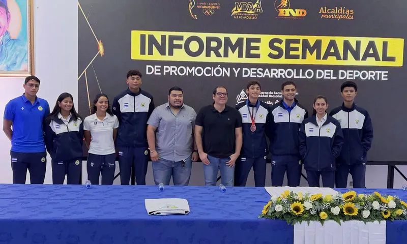 Informe semanal de promoción y desarrollo del deporte en Nicaragua