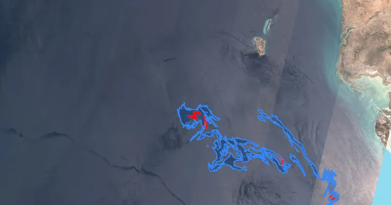 Imágenes satelitales muestran aumento de manchas de petróleo del Golfo Pérsico durante la guerra