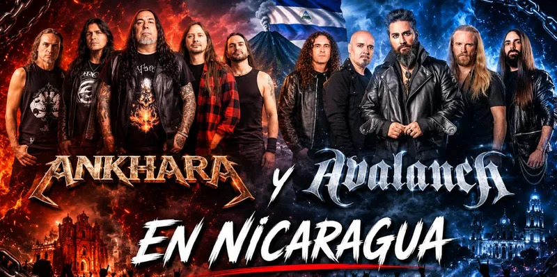 Avalanch y Ankhara llegarán a Nicaragua para celebrar el poder del metal