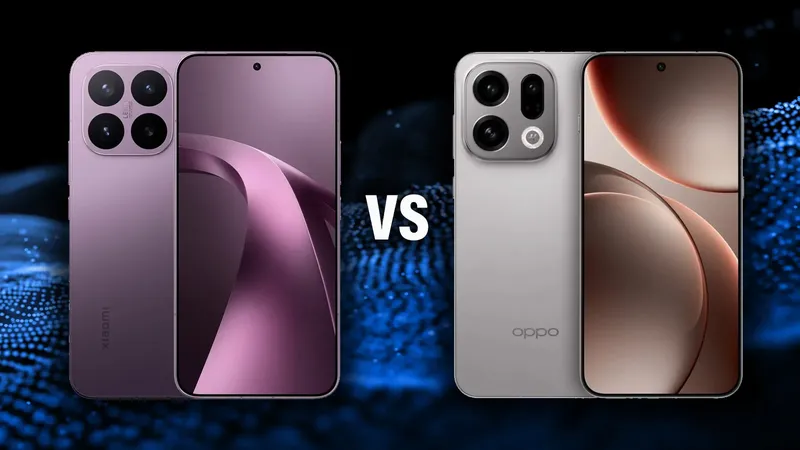 Xiaomi 17T Pro vs OPPO Find X9: Los 200 euros que marcan la diferencia