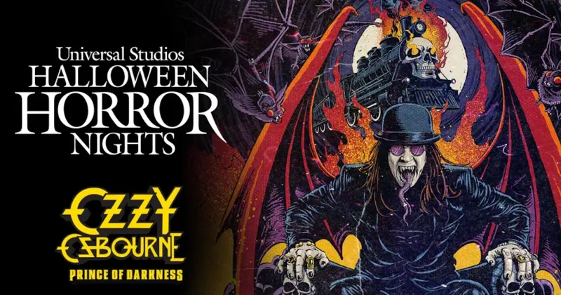Ozzy Osbourne inspirará una casa embrujada en los parques de Universal: esto cuestan las entradas