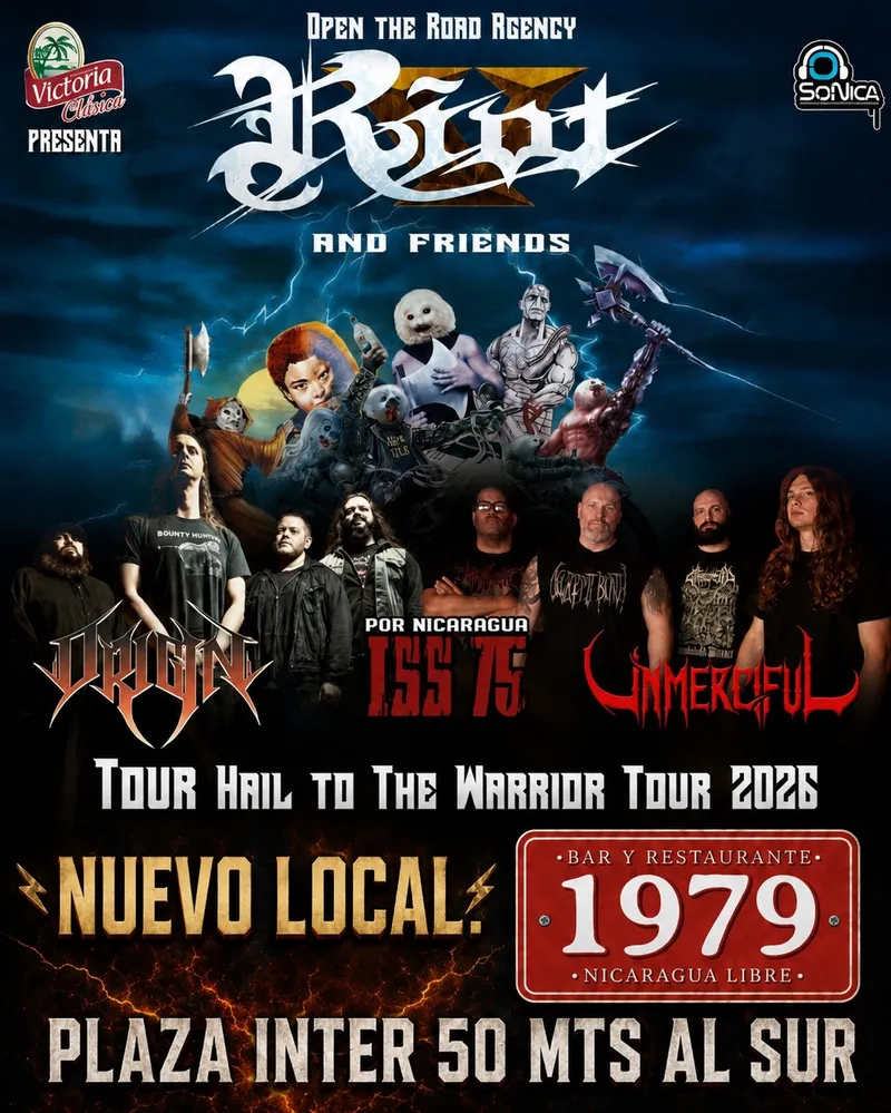 Riot V ya está en tierra nica para deslumbrar con su metal