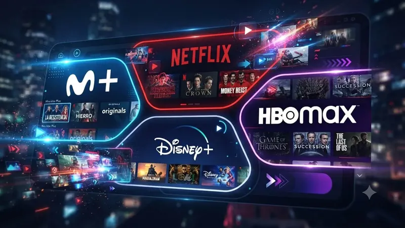 Así queda la comparativa de Movistar Plus con Netflix, Disney+ y HBO Max: películas, series y estrenos