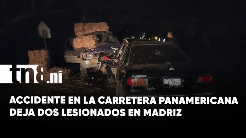 Aparatoso accidente deja daños materiales y una persona con lesiones en Palacagüina