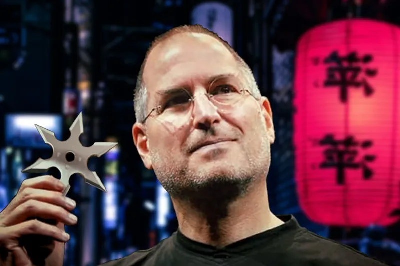 En su visita a Japón, Steve Jobs fue arrestado al salir por llevar encima estrellas ninja