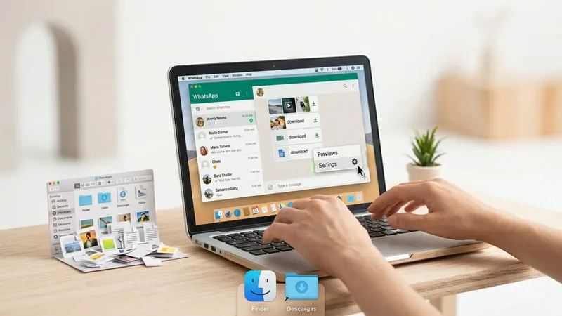 Cómo evitar que WhatsApp llene la carpeta Descargas en tu Mac paso a paso