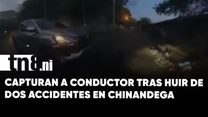 Capturan a conductor que ocasionó dos accidentes de tránsito tras darse a la fuga
