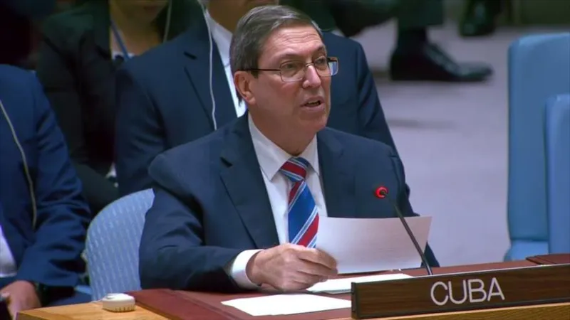Cuba denuncia ante ONU una agresión de EEUU y alerta de una “catástrofe humanitaria”