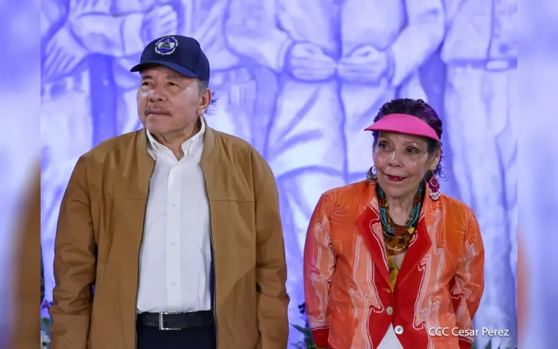 Copresidentes de la República de Nicaragua reciben contundente apoyo de la población