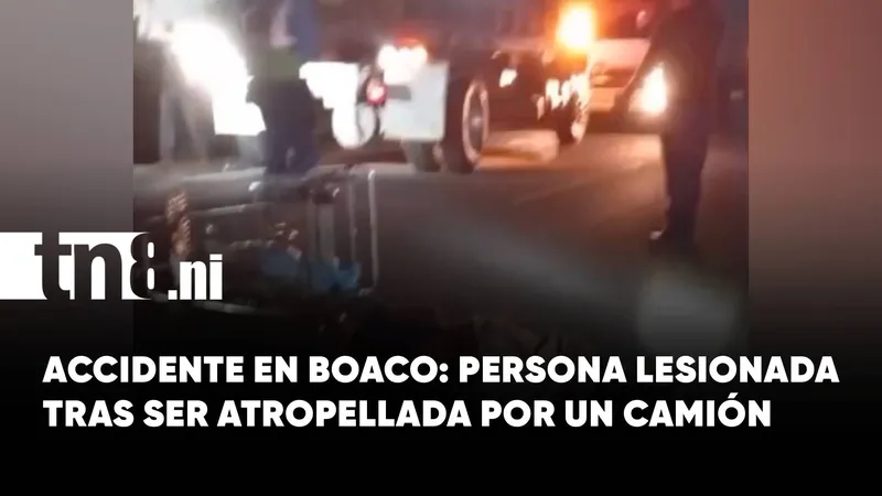 Accidente en carretera hacia Managua deja a una persona lesionada en Boaco