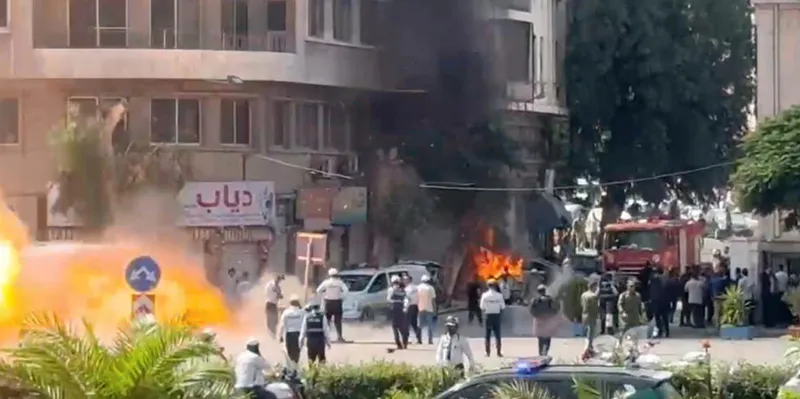 Explosiones cerca del hotel de Macron en Siria dejan 18 heridos