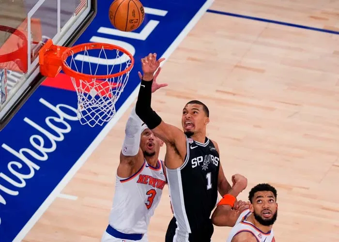 Wembanyama y Spurs reducen ventaja de Knicks en Finales NBA a 2-1