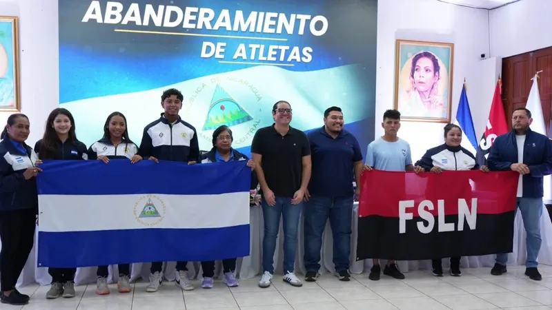 Abanderan a selecciones nacionales rumbo a compromisos internacionales de alto rendimiento