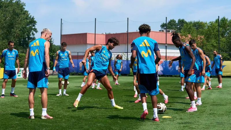 La Selección Española aplazó su último entrenamiento por una tormenta eléctrica