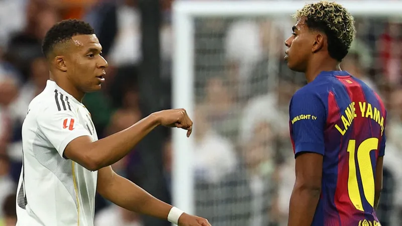 Lamine Yamal y un registro aplastante ante Kylian Mbappé