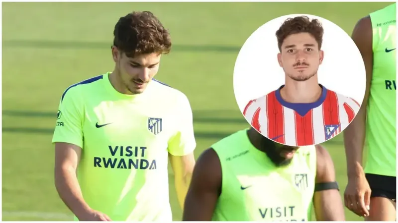 Publican la foto oficial de Julián con el Atlético y todos reparan en lo mismo