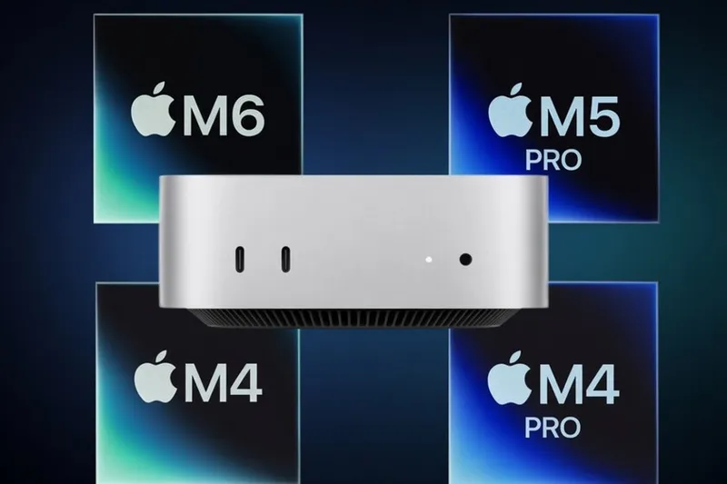 Mac mini M4 vs M6 y M4 Pro vs M5 Pro: comparativa frente a frente