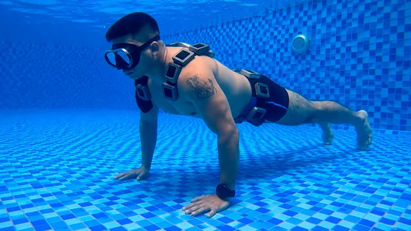 86 flexiones bajo el agua y sin respirar: el récord que desafía los límites del cuerpo