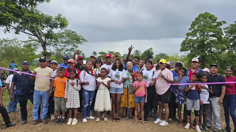Entregan nueva carretera que beneficia a familias de Bulkiamp y Bulsirpi en el Caribe Norte de Nicaragua