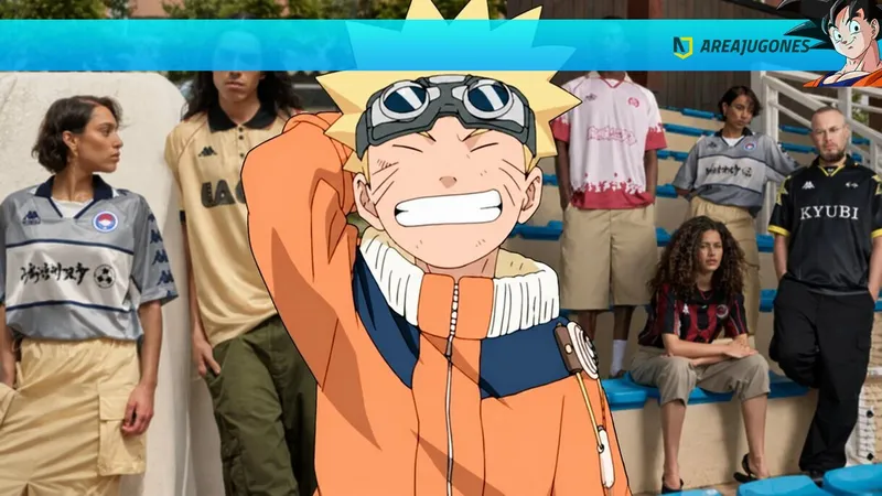 Naruto ya tiene sus propias camisetas de fútbol: elegir entre sus 7 equipos no es fácil