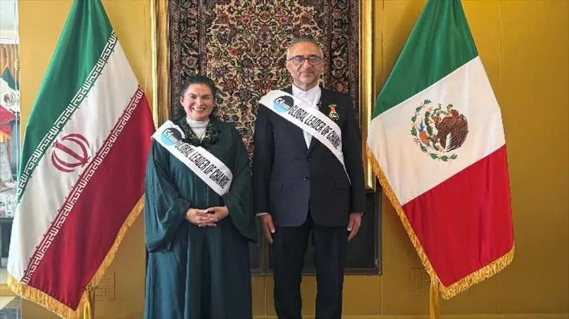 Embajador de Irán en México recibe el reconocimiento ‘Líder Global del Cambio’
