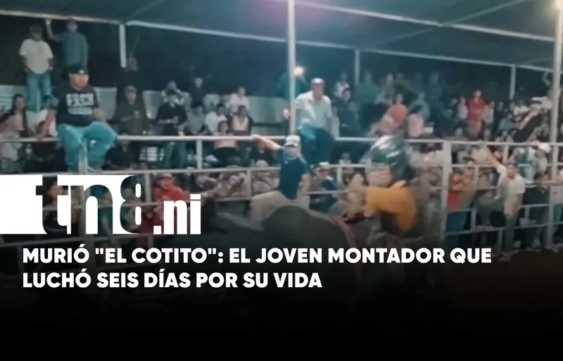 Muere «El Cotito», joven montador de Nindirí, tras grave accidente en barrera