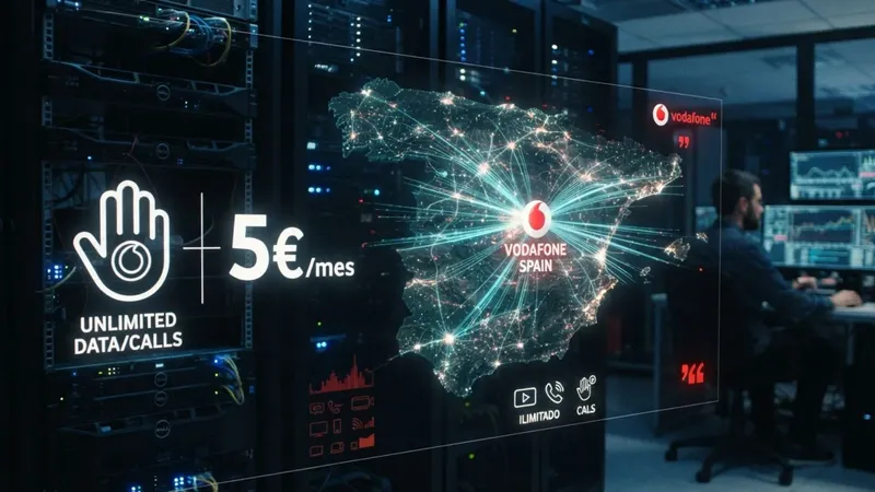 Vodafone contraataca con nuevas tarifas anti Digi con todo ilimitado por 5 € al mes