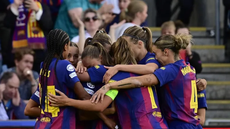4-0: ¡¡¡El Barça tumba al OL Lyonnes y gana su cuarta Champions!!!