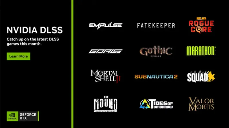 NVIDIA destaca nuevos juegos