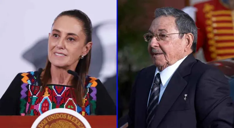 Presidenta de México cuestiona acusación de EEUU contra Raúl Castro