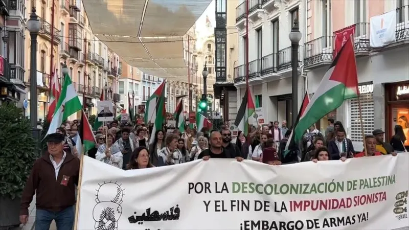 Granada de España se manifiesta por la Nakba en solidaridad con Palestina