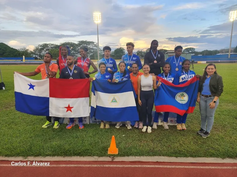 Nicaragua brilla con dos oro en arranque del Centroamericano de Atletismo Mayor
